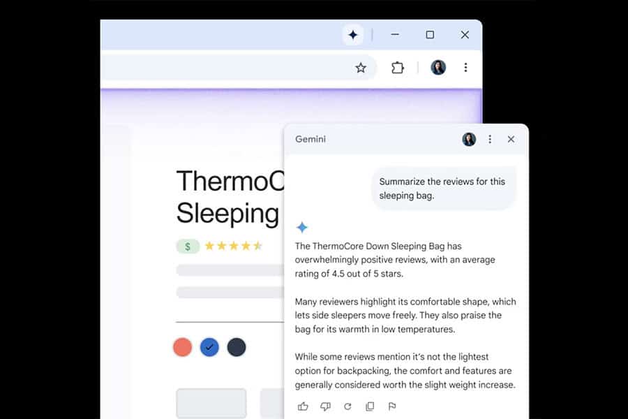 Google Gemini в Chrome