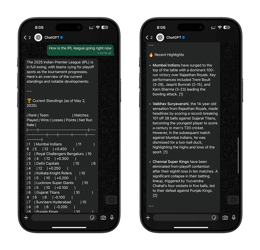 Как се сравнява интеграцията на Perplexity в WhatsApp с тази на ChatGPT 4 Как се сравнява интеграцията на Perplexity в WhatsApp с тази на ChatGPT
