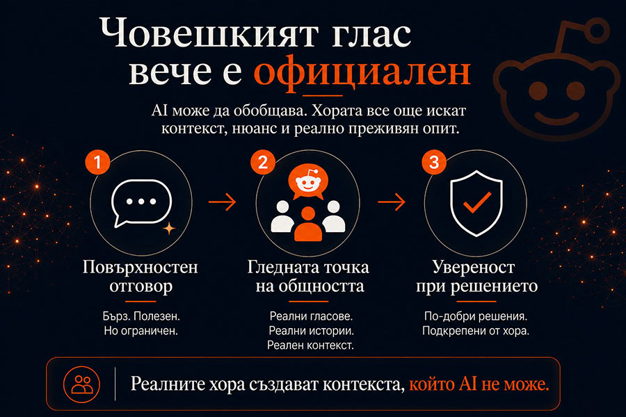 Аргументът за човешкия глас вече е официален
