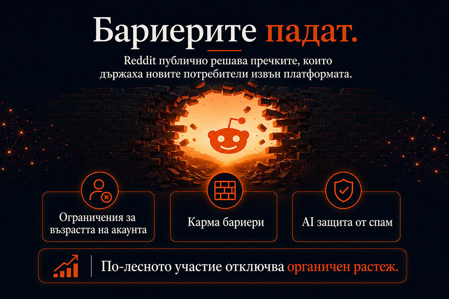 Бариерата пред участието започва да пада