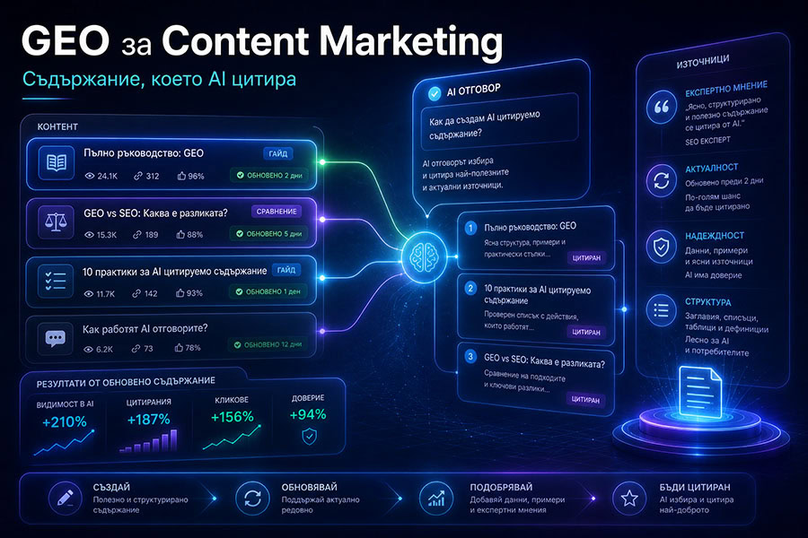 GEO статистики за content marketing