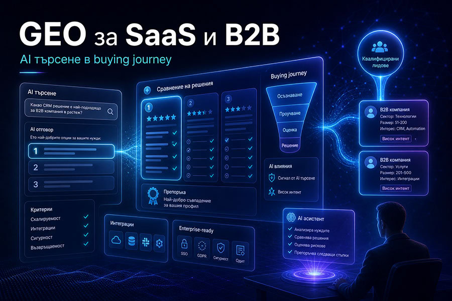 GEO статистики за SaaS и B2B