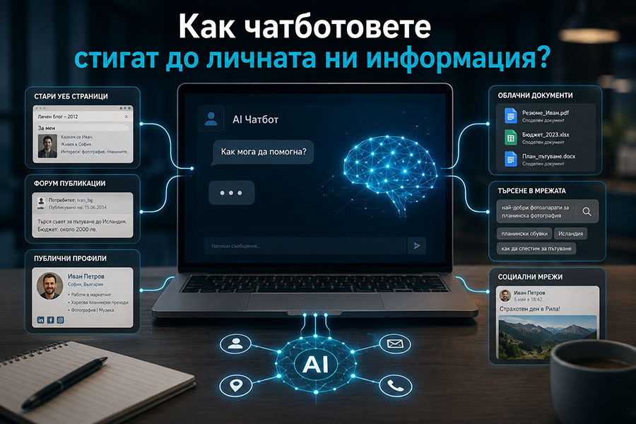 Как чатботовете стигат до личната ни информация?