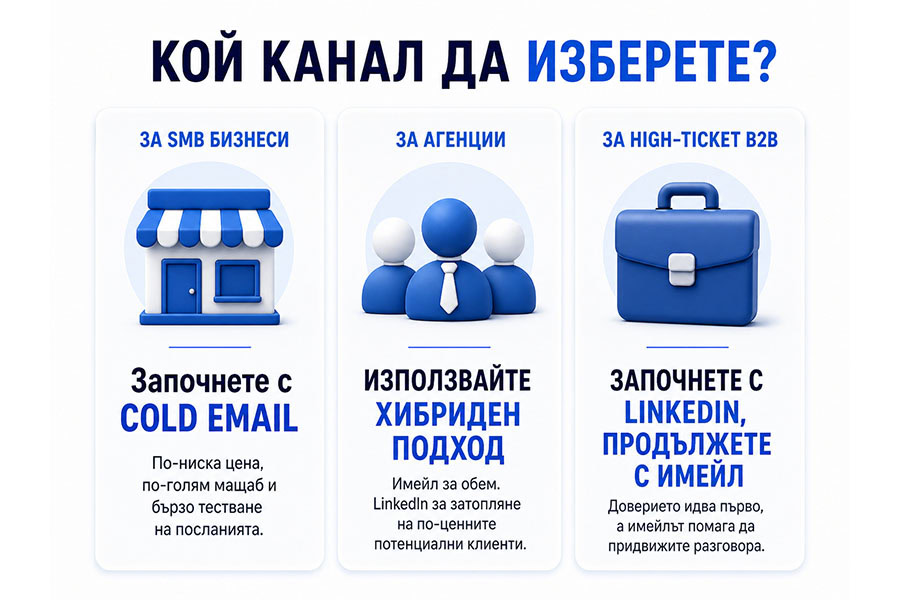 Кой канал трябва да използвате