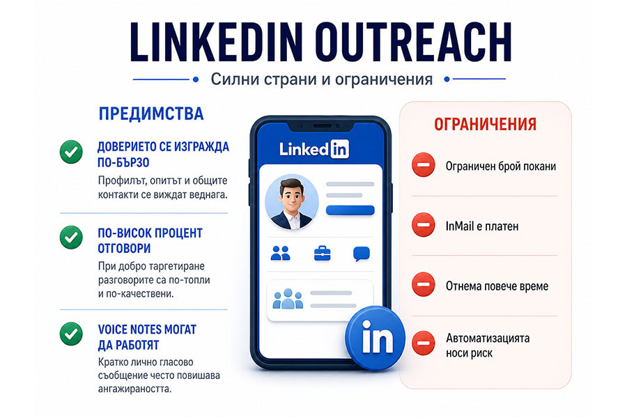 LinkedIn outreach през 2026 г