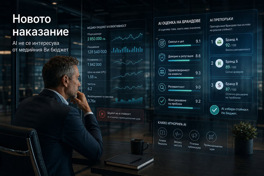 Новото наказание AI не се интересува от медийния Ви бюджет