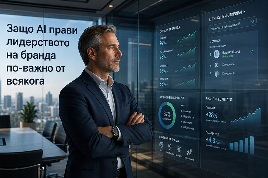 Защо AI прави лидерството на бранда по-важно от всякога
